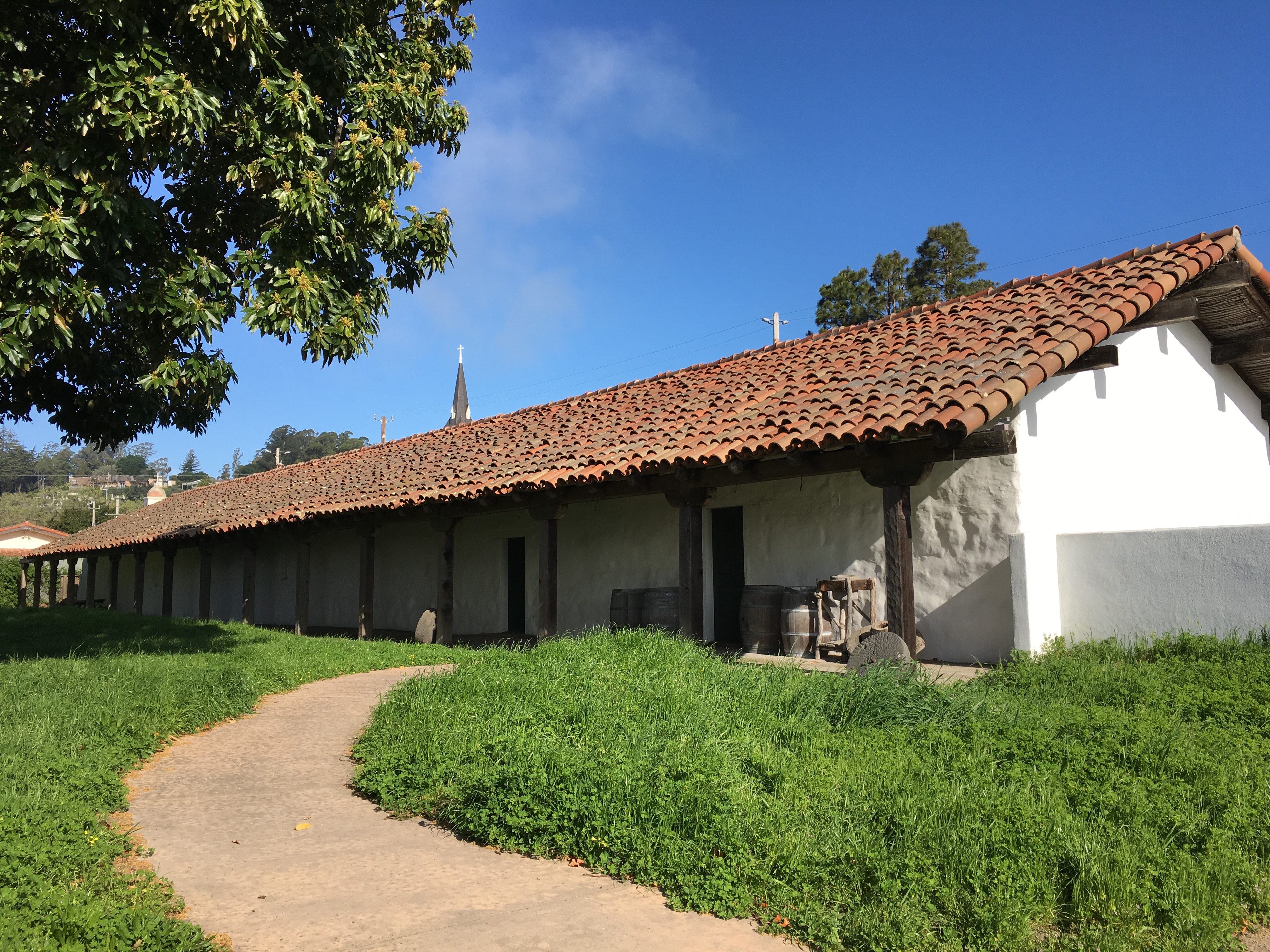 exterior of Santa Cruz Mission Adobe